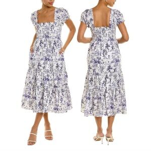 Anthropologie O.P.T , Daphnis toile midi dress, Size M
